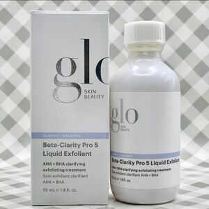 Glo Skin Beauty Beta Clarity Pro 5 Liquid Exfoliant AHA BHA 1.8 oz 55 ml NIB